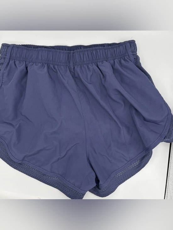 Nike Air Women's Dri-Fit Air Tempo Running Shorts LG  Navy  Inner Briefs Pocket - Picture 6 of 9